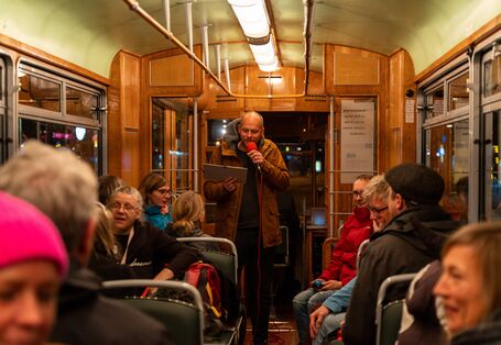 Quiz in der Straßenbahn