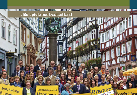 Cover der Broschüre „Rio+20 vor Ort“ Kommunen auf dem Weg zur Nachhaltigkeit