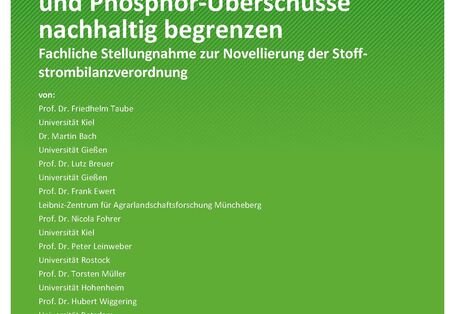 Cover der Publikation TEXTE 200/2020 Novellierung der Stoffstrombilanzverordnung: Stickstoff- und Phosphor-Überschüsse nachhaltig begrenzen