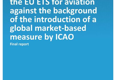 Cover of publication Climate Change 42/2020 Further development of the EU ETS for aviation against the background of the introduction of a global market-based measure by ICAO