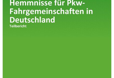 Cover der Publikation TEXTE 216/2020 Potenziale und Hemmnisse für Pkw- Fahrgemeinschaften in Deutschland