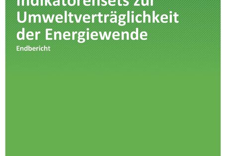 Cover der Publikation TEXTE 222/2020 Ableitung eines Indikatorensets zur Umweltverträglichkeit der Energiewende