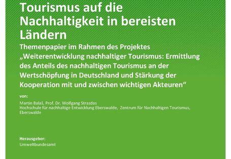 Cover der Publikation TEXTE 232/2020 Erfassung von Auswirkungen des deutschen Outbound-Tourismus auf die Nachhaltigkeit in bereisten Ländern