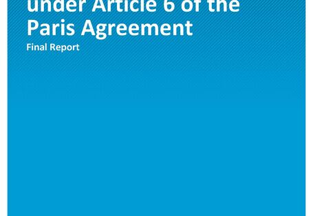 Cover of publication Climate Change 06/2021 Urban components under Article 6 of the Paris Agreement