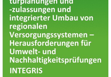 Cover der Publikation TEXTE 21/2021 Gebündelte Infrastrukturplanungen und -zulassungen und integrierter Umbau von regionalen Versorgungssystemen - Herausforderungen für Umwelt- und Nachhaltigkeitsprüfungen INTEGRIS