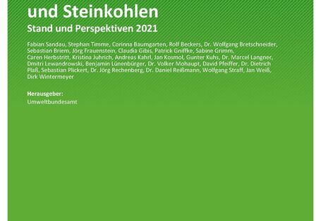 Cover der Publikation TEXTE 28/2021 Daten und Fakten zu Braun- und Steinkohlen: Stand und Perspektiven 2021