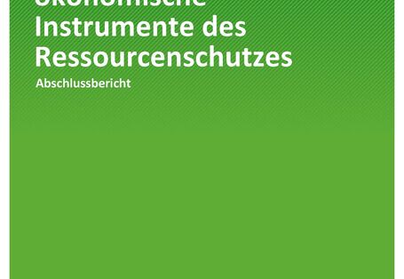 Cover der Publikation TEXTE 31/2021 Optionen für ökonomische Instrumente des Resourcenschutzes