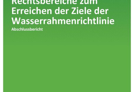 Titelseite der Publikation TEXTE 72/2021 Potenziale anderer Rechtsbereiche zum Erreichen der Ziele der Wasserrahmenrichtlinie