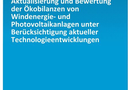 Titelseite der Publikation Climate Change 35/2021 Aktualisierung und Bewertung der Ökobilanzen von Windenergie- und Photovoltaikanlagen unter Berücksichtigung aktueller Technologieentwicklungen 