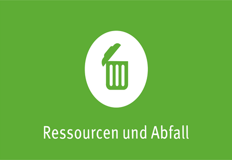 Einstiegskachel Umweltzustand und Trends, Ressourcen und Abfall