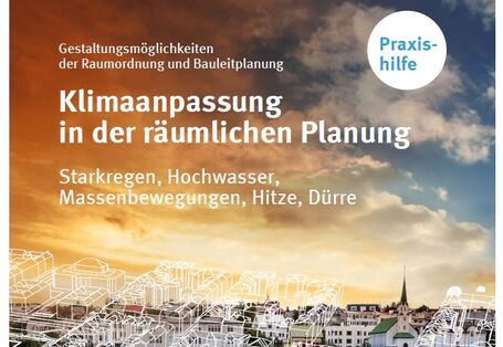 Bildschirmfoto der Praxishilfe Klimaanpassung in der räumlichen Planung