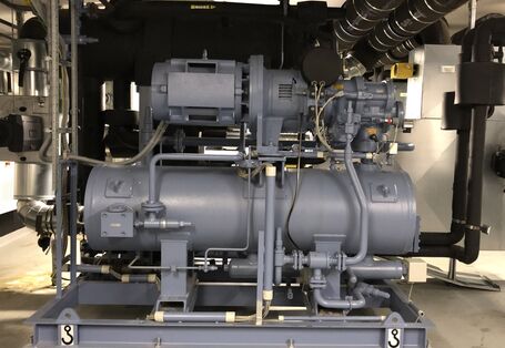 Ansicht der Kältezentrale des BMU.