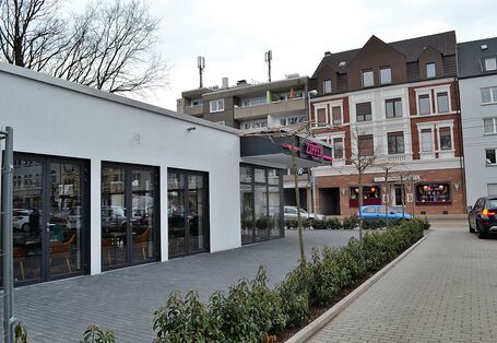 Außenansicht der Bäckerei Zipper in Gelsenkirchen.