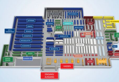 Schema zum ZERO 1-Projekt in der Metro St. Pölten.