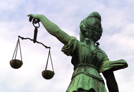 The statue of Justitia