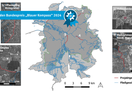Es bestehen verschiedenen Maßnahmenkomplexe unter welchen sich jeweils mehrere Umsetzungsprojekte bündeln lassen. 