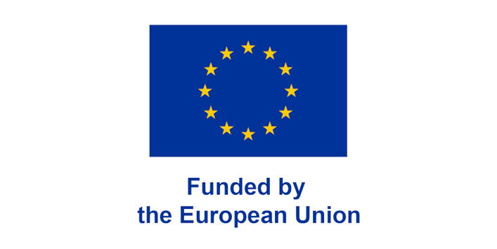 EU-Flagge: ein Kreis aus gelben Sternen auf blauem Hintergrund