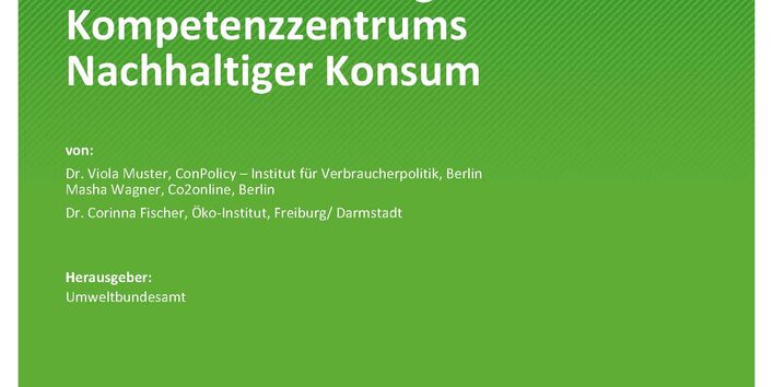 Cover des Berichts "Handlungsempfehlungen zur Weiterentwicklung des Kompetenzzentrums"