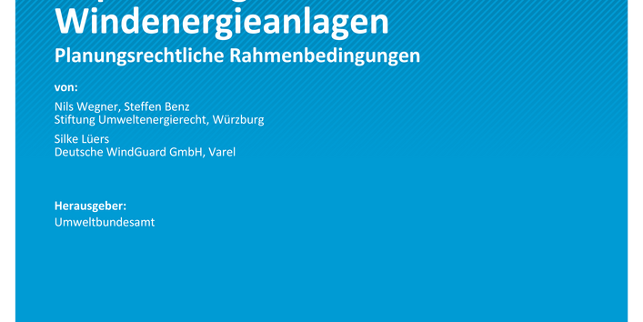 Cover des Berichts "Abbau von Hemmnissen beim Repowering von Windenergieanlagen"