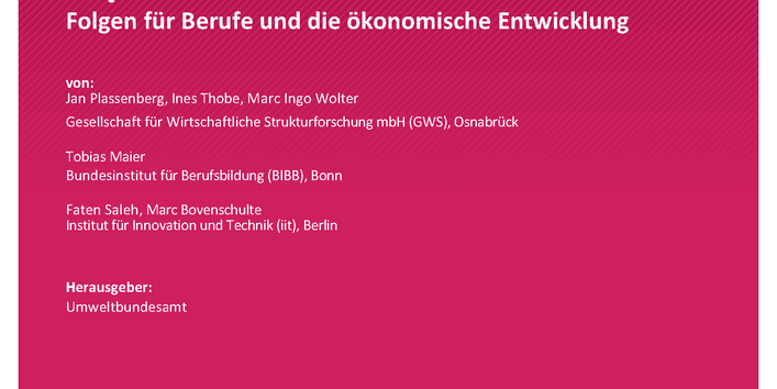 Cover des Berichts "Wenn private Haushalte mehr reparieren"