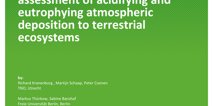 Cover of report "PINETI-4: Modelling and assessment of acidifying and eutrophying atmospheric deposition to terrestrial ecosystems"	