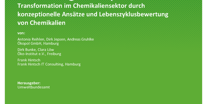 Cover des Berichts "ChemSelect: Das Bewertungskonzept"