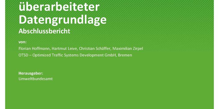 Cover des Berichts "Vergleichende Fluglärmberechnungen nach AzB mit aktueller und überarbeiteter Datengrundlage"