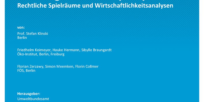 Cover des Berichts "Strompreisentlastungen bei Nutzung für Wärmepumpen"