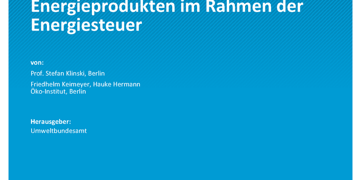 Cover des Berichts "Zur Besteuerung von Wasserstoff und wasserstoffbasierten Energieprodukten im Rahmen der Energiesteuer"