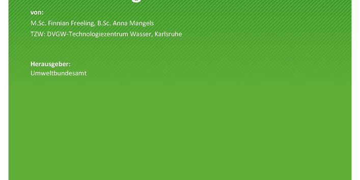 Cover des Berichts "Untersuchung von aktuellen Meerwasserproben auf Trifluoressigsäure"