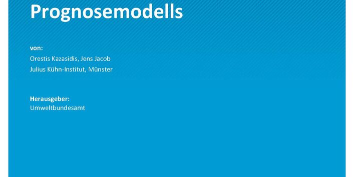 Cover des Berichts "Entwicklung eines bundesweiten Hantavirus-Prognosemodells"