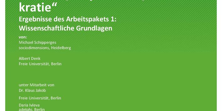 Cover des Berichts "Umweltpolitik im Dialog: Umwelt / Populismus / Demokratie"