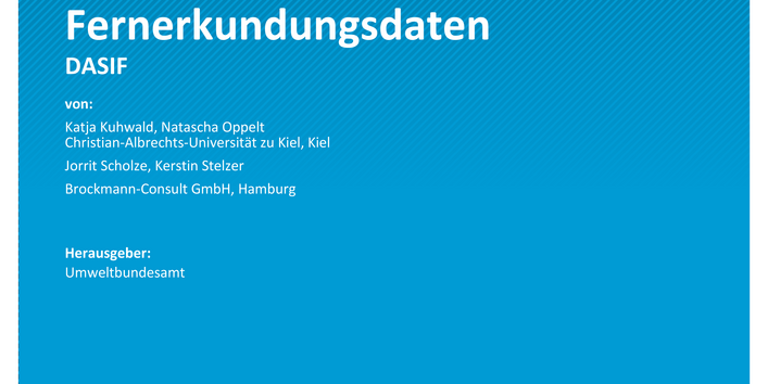 Cover des Berichts "Operationalisierung von DAS-Indikatoren mit Fernerkundungsdaten (DASIF)"