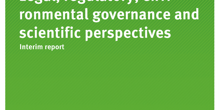 Cover of report "Test mining in the Area: Legal, regulatory, environmental governance and scientific perspectives"