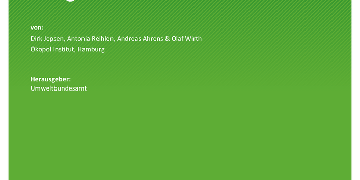 Cover des Berichts "Durchführung des 6. REACH-Kongresses"