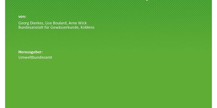 Cover des Berichts "Non-Target Screening in Schwebstoff- und Biotaproben"