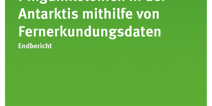Cover der Publikation Texte 29/2017 Monitoring von Pinguinkolonien in der Antarktis mithilfe von Fernerkundungsdaten 