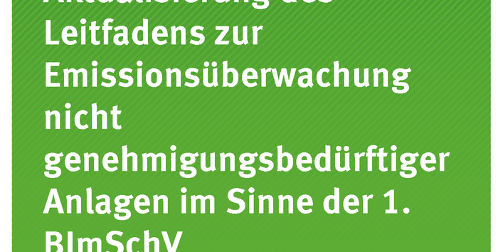 Cover der Publikation Texte 59/2017 Aktualisierung des Leitfadens zur Emissionsüberwachung