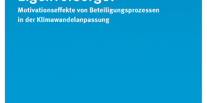 Cover der Publikation Climate Change 20/2017 Was motiviert zur Eigenvorsorge? Motivationseffekte von Beteiligungsprozessen in der Klimawandelanpassung 