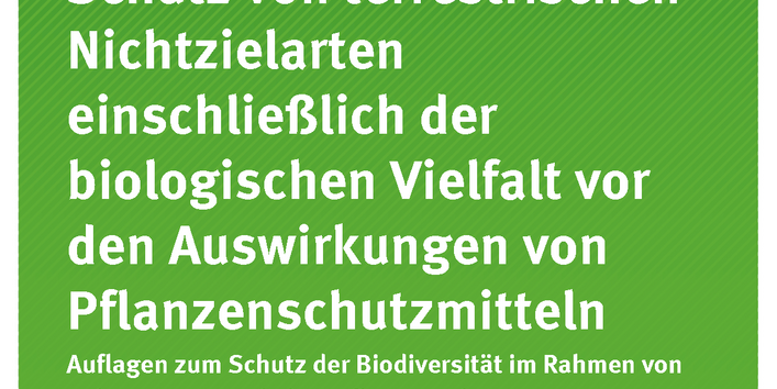 Cover der Publikation Texte 101/2017 Rechtsgutachten zum Schutz von terrestrischen Nichtzielarten einschließlich der biologischen Vielfalt vor den Auswirkungen von Pflanzenschutzmitteln