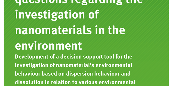 Cover der Publikation Texte 108/2017 Clarification of methodical questions regarding the investigation of nanomaterials in the environment