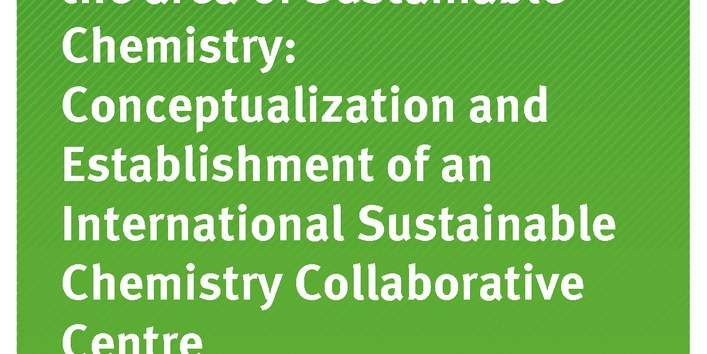 Cover of publication Texte 110/2017 Bundling of Expertise in the area of Sustainable Chemistry: Conceptualization and Establishment of an International Sustainable Chemistry Collaborative Centre