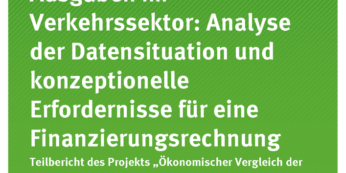 Cover der Publikation Texte 116/2017 Staatliche Einnahmen und Ausgaben im Verkehrssektor: Analyse der Datensituation und konzeptionelle Erfordernisse für eine Finanzierungsrechnung