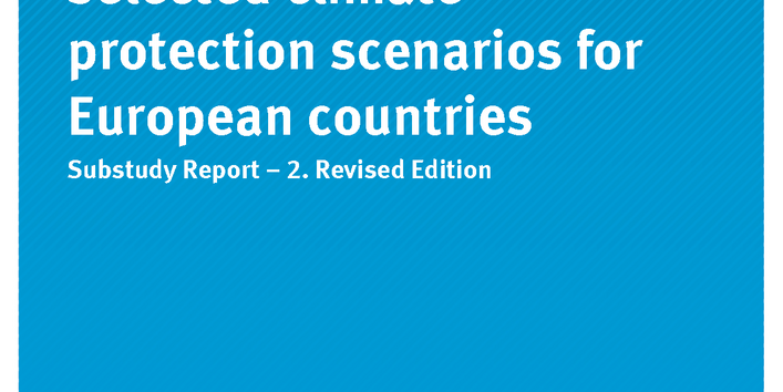 Cover of publication Climate Change 10/2017 Analysis of selected climate protection scenarios for European countries