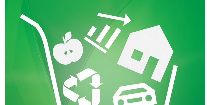 Cover der Fachbroschüre Grüne Produkte in Deutschland 2017: Marktbeobachtungen für die Umweltpolitik