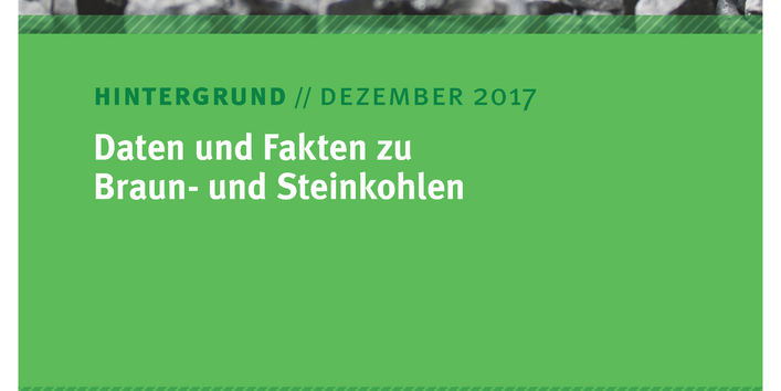 Cover Daten und Fakten zu Braun- und Steinkohlen