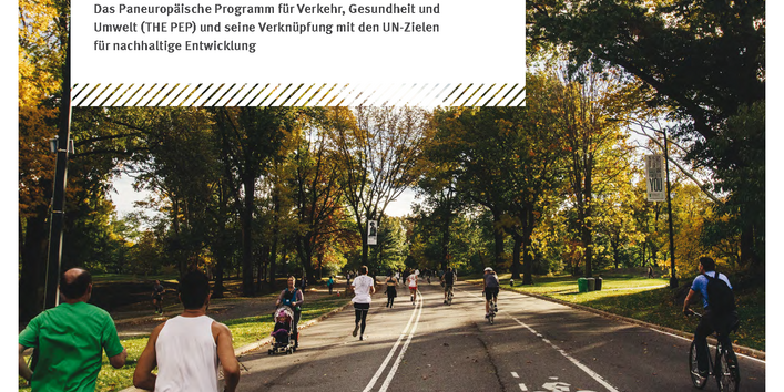 Cover der Fachbroschüre Mobilität - Gesundheit - Umwelt