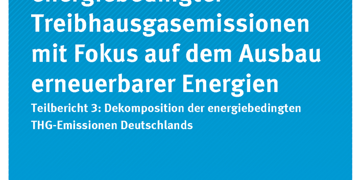 Cover der Publikation Climate Change 15/2018 Komponentenzerlegung energiebedingter Treibhausgasemissionen mit Fokus auf dem Ausbau erneuerbarer Energien