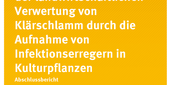 Cover der Publikation Umwelt & Gesundheit 03/2018 Hygienische Risiken bei der landwirtschaftlichen Verwertung von Klärschlamm durch die Aufnahme von Infektionserregern in Kulturpflanzen