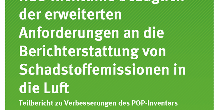 Cover der Publikation Texte 01/2019 Analyse der novellierten NEC-Richtlinie bezüglich der erweiterten Anforderungen an die Berichterstattung von Schadstoffemissionen in die Luft
